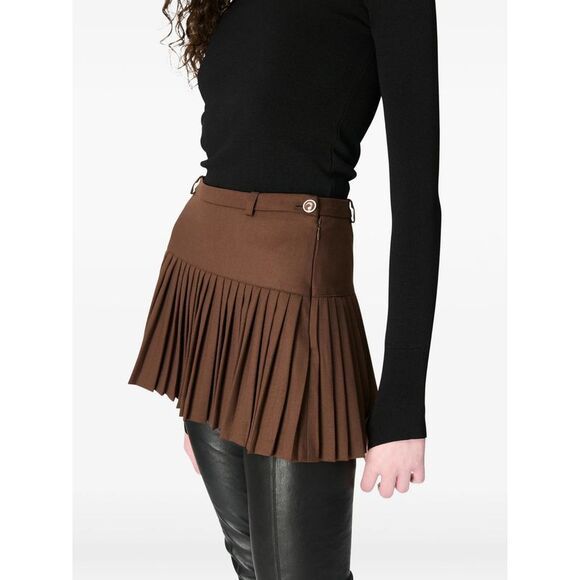 Marine Serre Brown Skirts - Pleated Skirts Women - Picture 2 of 4